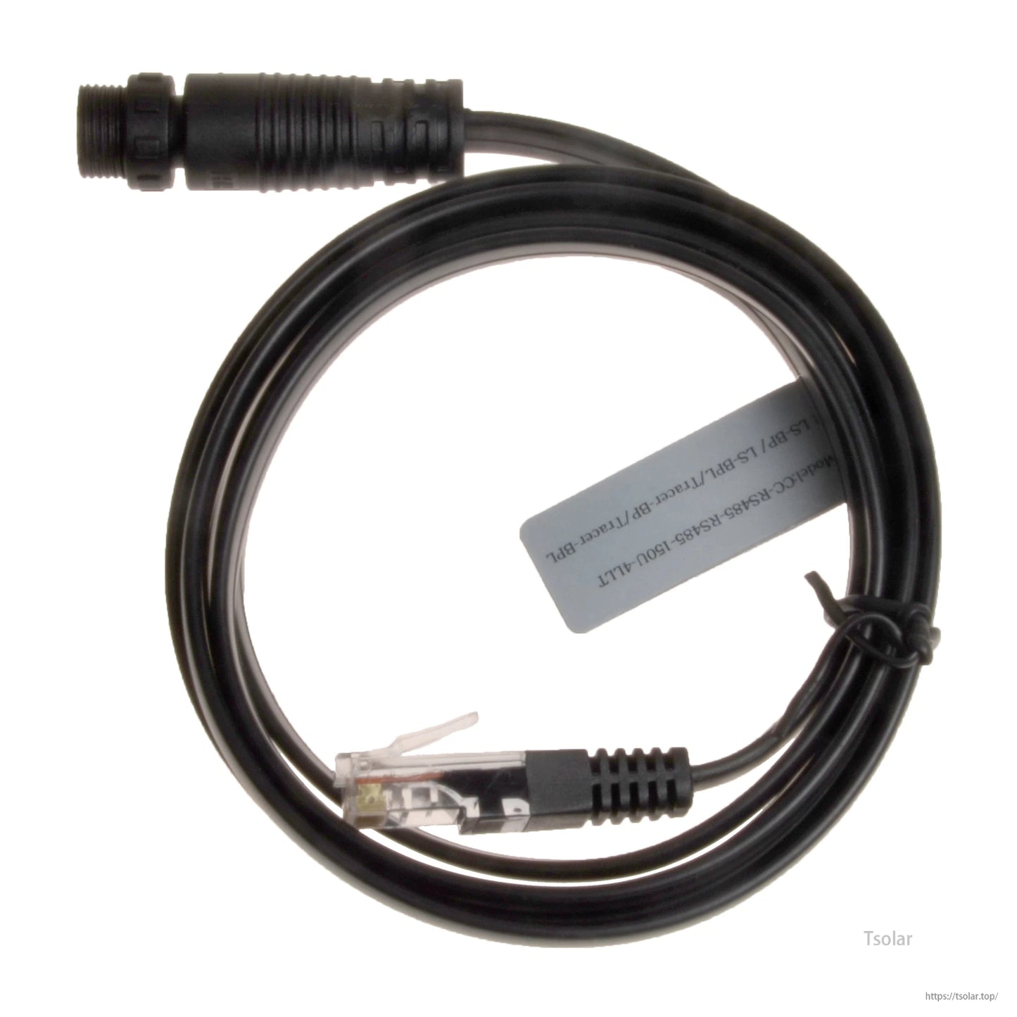 RS485 to RJ45 communication cable with waterproof circular connector for Epever Tracer BP solar controller