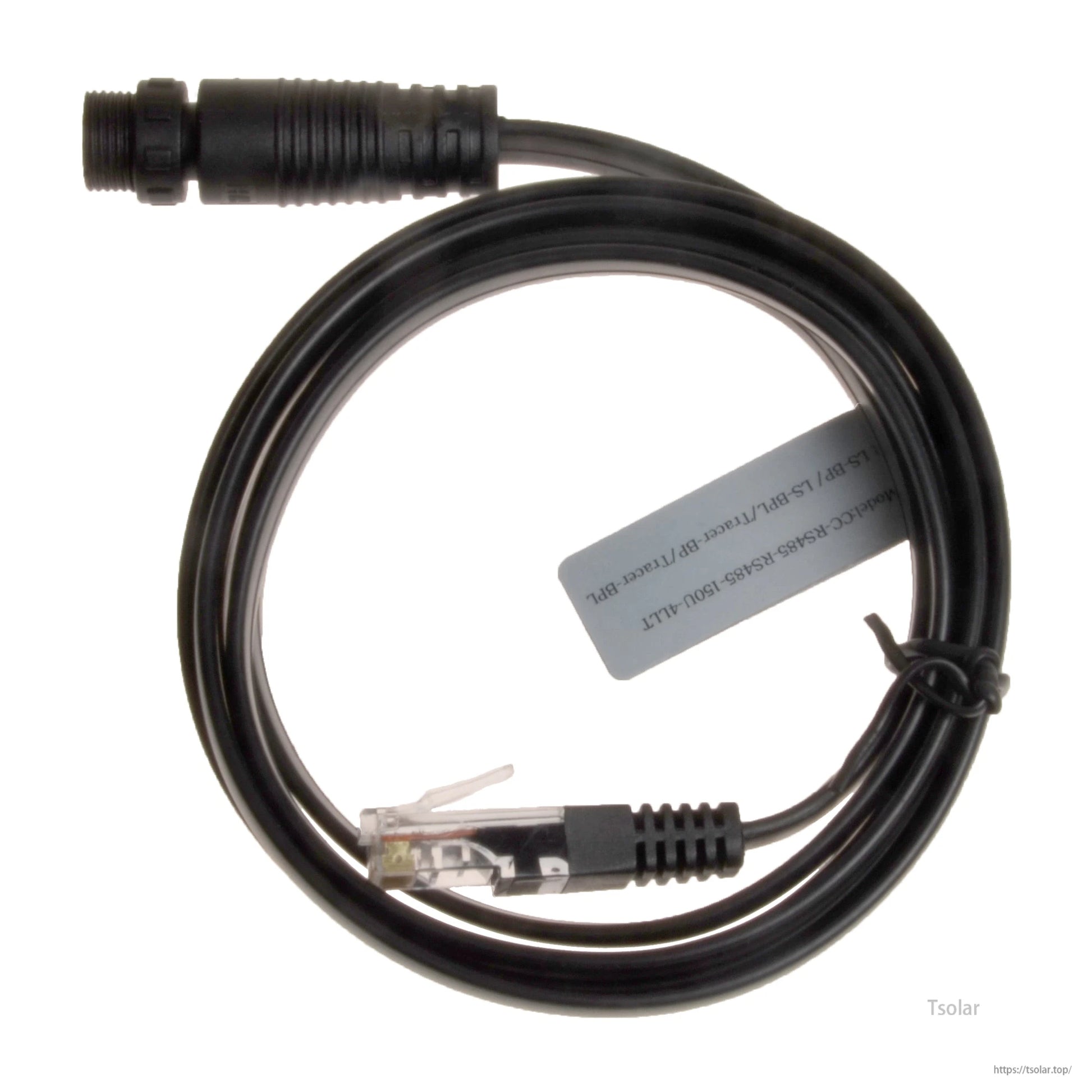 RS485 to RJ45 communication cable with waterproof circular connector for Epever Tracer BP solar controller