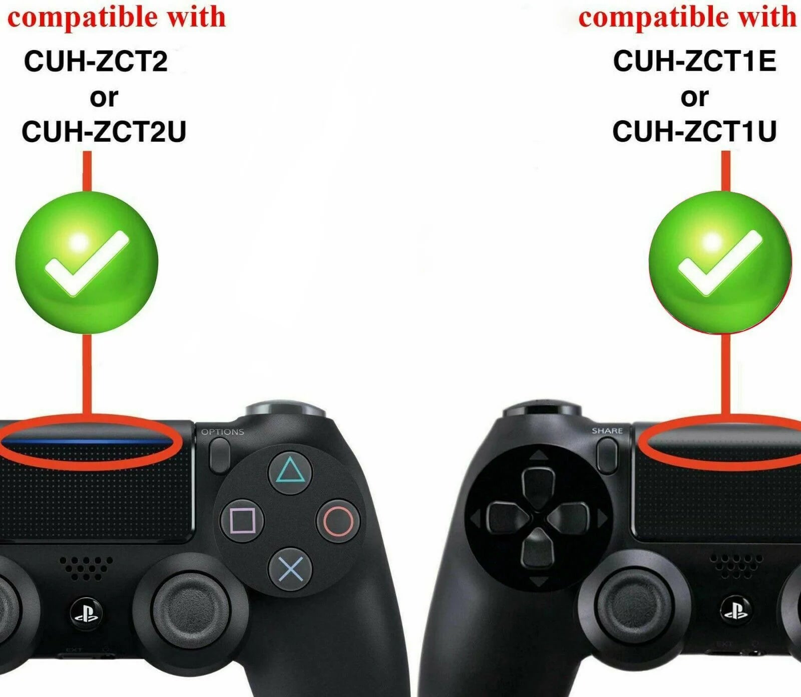 Sony PS4 DualShock 4 V1/V2 Replacement Battery, Compatible with PS4 DualShock 4 V1 and V2 controllers, specifically CUH-ZCT1/2 series models.