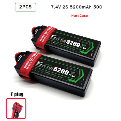 DXF Lipo Battery 2S/3S/4S 7.4V/7.6V/11.1V/14.8V, 5200–8400mAh, 50C–260C, Hardcase/Softcase for RC Car, Airplane