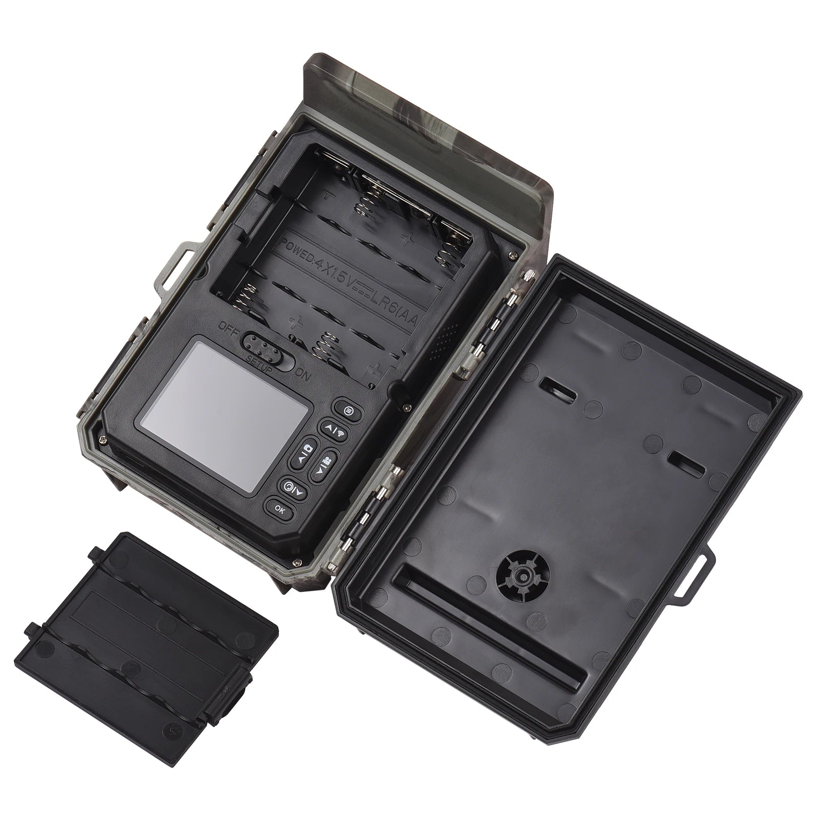 HC-600A Solar Trail Camera, The HC-600A Solar Camera has an on/off switch and adjustable ISO setting up to 400.