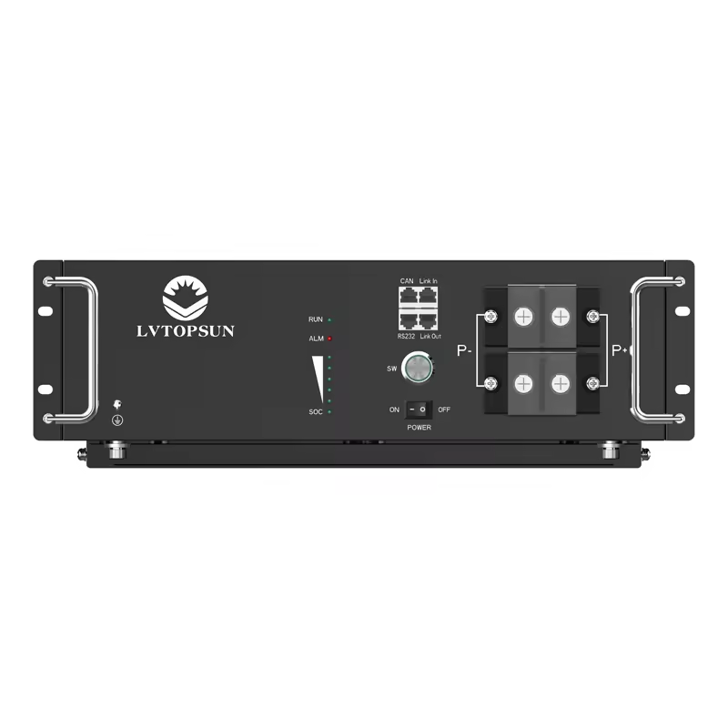 LVTOPSUN LV48100 48V 100AH LifePO4 Battery, The LVTOPSUN LV48100 is a powerful energy storage solution with a nominal capacity of 100Ah and 4.8kWh of energy.