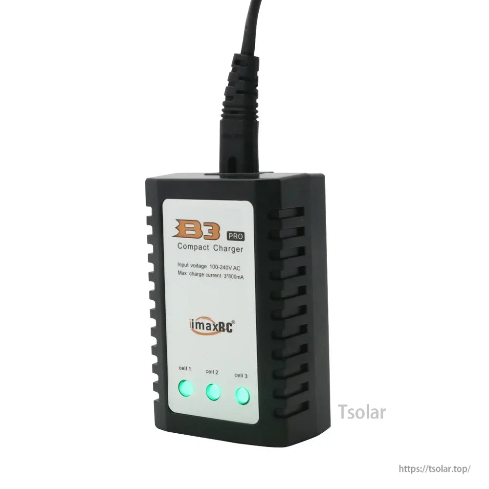 Imax B3 Pro 2S–3S LiPo Battery, Imax B3 Pro Compact Charger 100-240V AC 3*800mA
