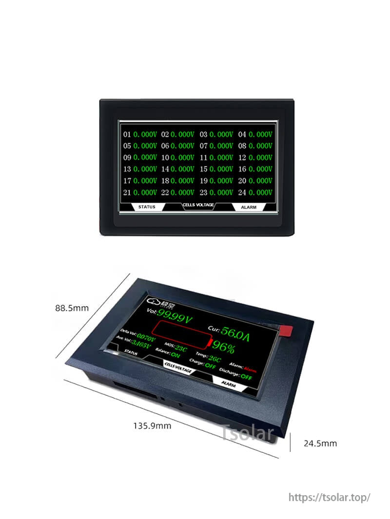 JKBMS 4.3 LCD Display Adapter for JIKONG BMS