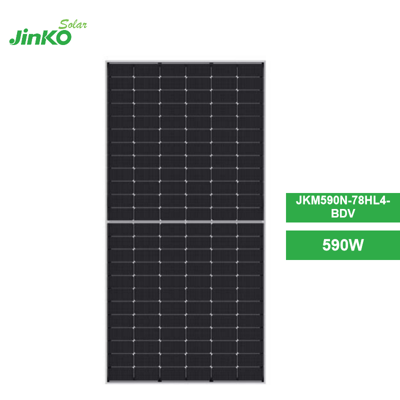 Jinko 590 Watt Solar Panel JKM590N 78HL4 BDV Tiger Neo N type BIFACI Jinko 590 Watt Solar Panel JKM590N 78HL4 BDV Tiger Neo N type BIFACI