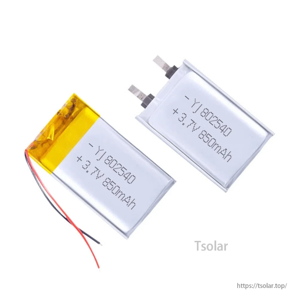 Koonenda 3.7V LiPo Battery, Replacement battery set for compact electronics like Bluetooth headsets and beauty instruments.