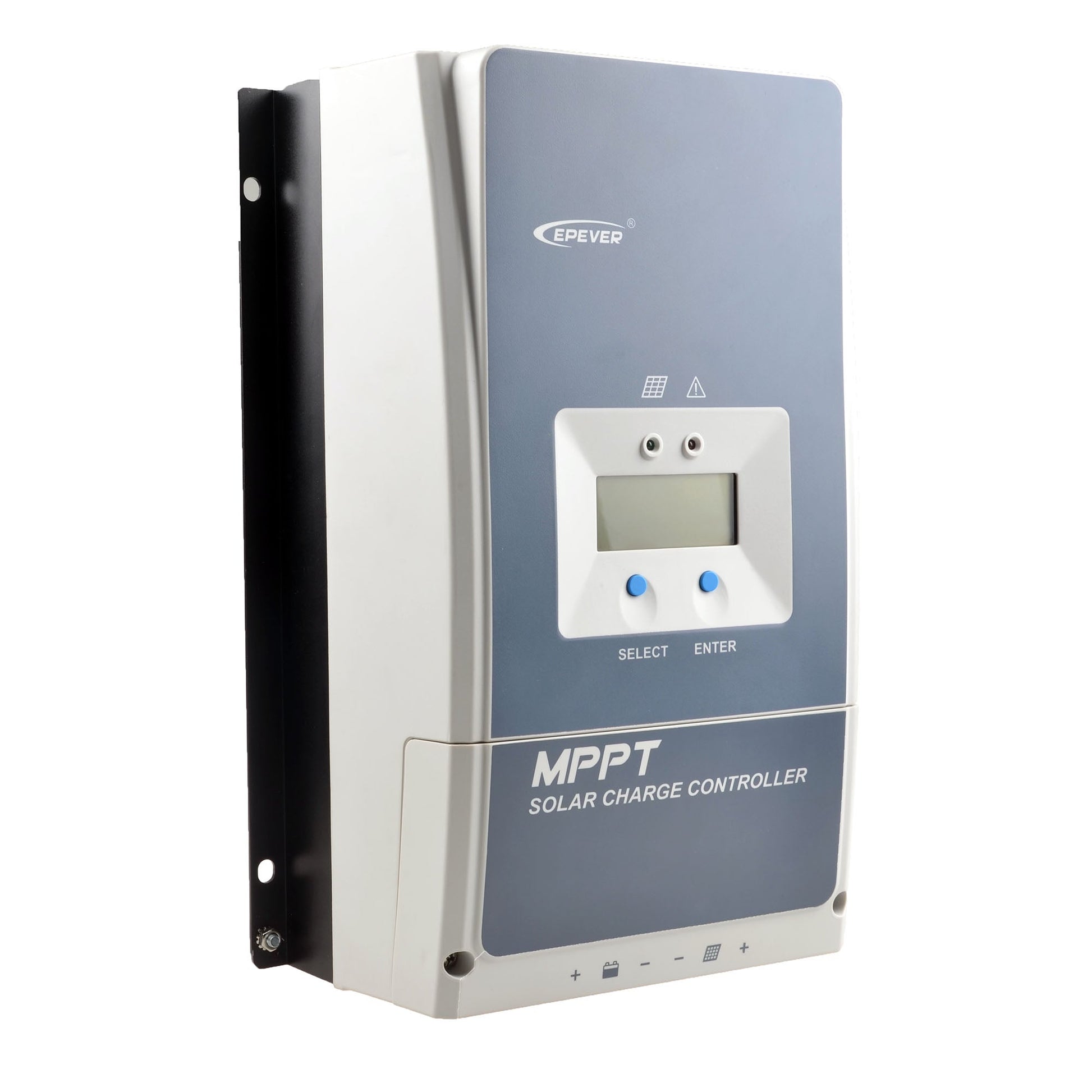 Epever Tracer AN MPPT solar charge controller with front LCD display and Select/Enter buttons