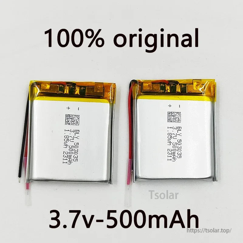 Original 3.7V 500mAh LiPo Battery 503035