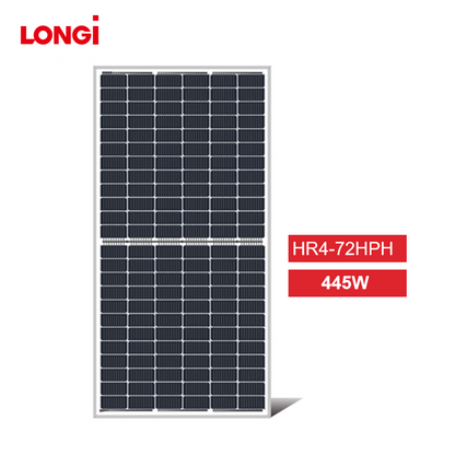 LonGi 445W Solar Panel (HR4-72HPH, 430-460 Watt)