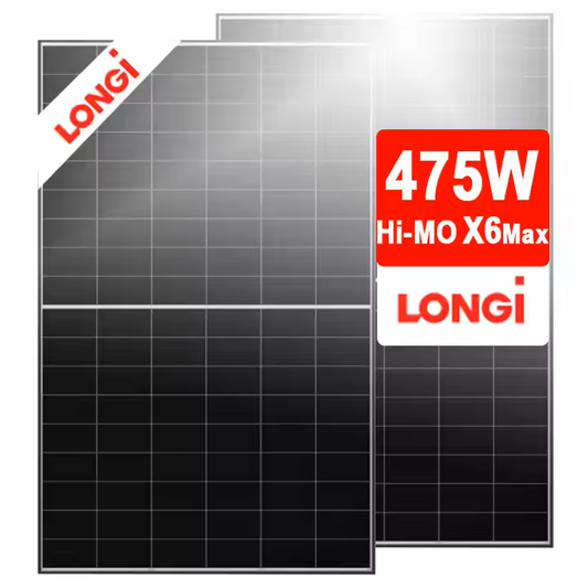 LonGi 475W Solar Panel (Hi-MO X6 Max Scientist LR7-54HTH 470~475M)