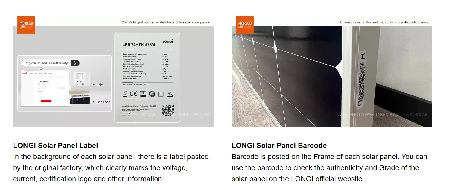 LONGi 615W Solar Panel (LR7-72HGD-615M)