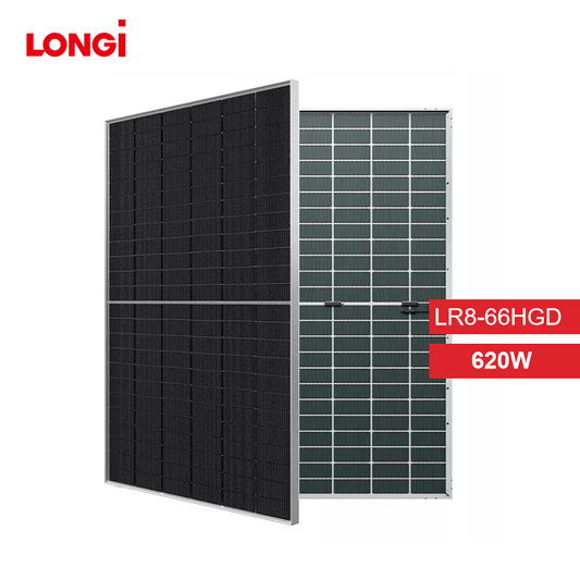 LonGi 620W Solar Panel (Hi-MO7 LR8-66HGD 595~625M, Bifacial)