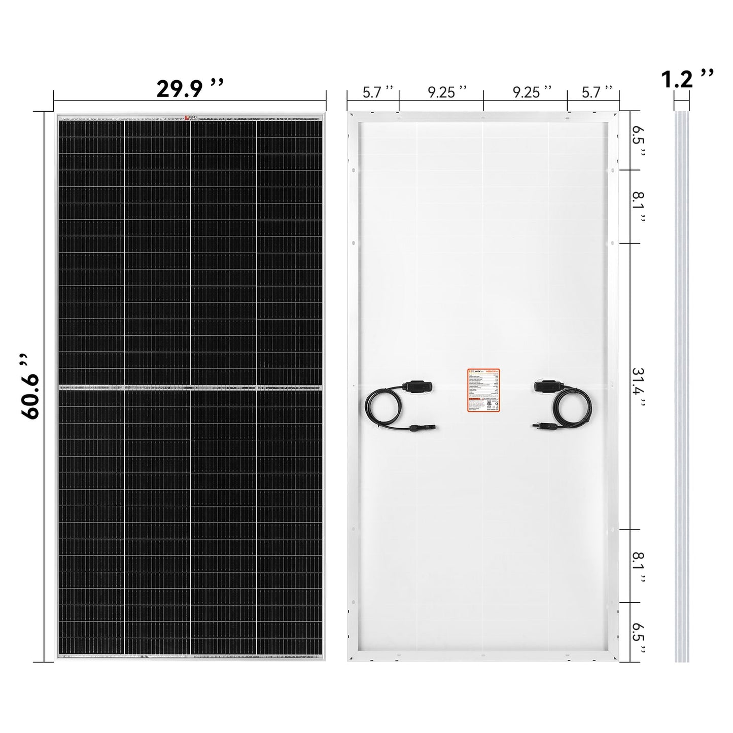 RICH Solar MEGA 250 Watt Solar Panel