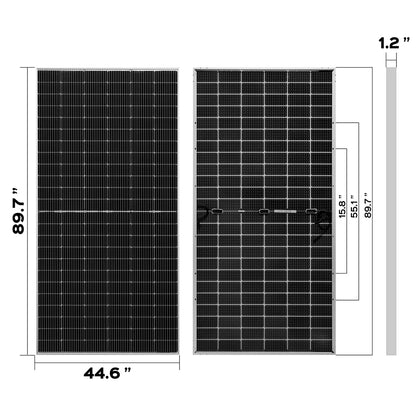 Rich Solar 550 Watt Solar Panel (Mega 550 Bifacial)