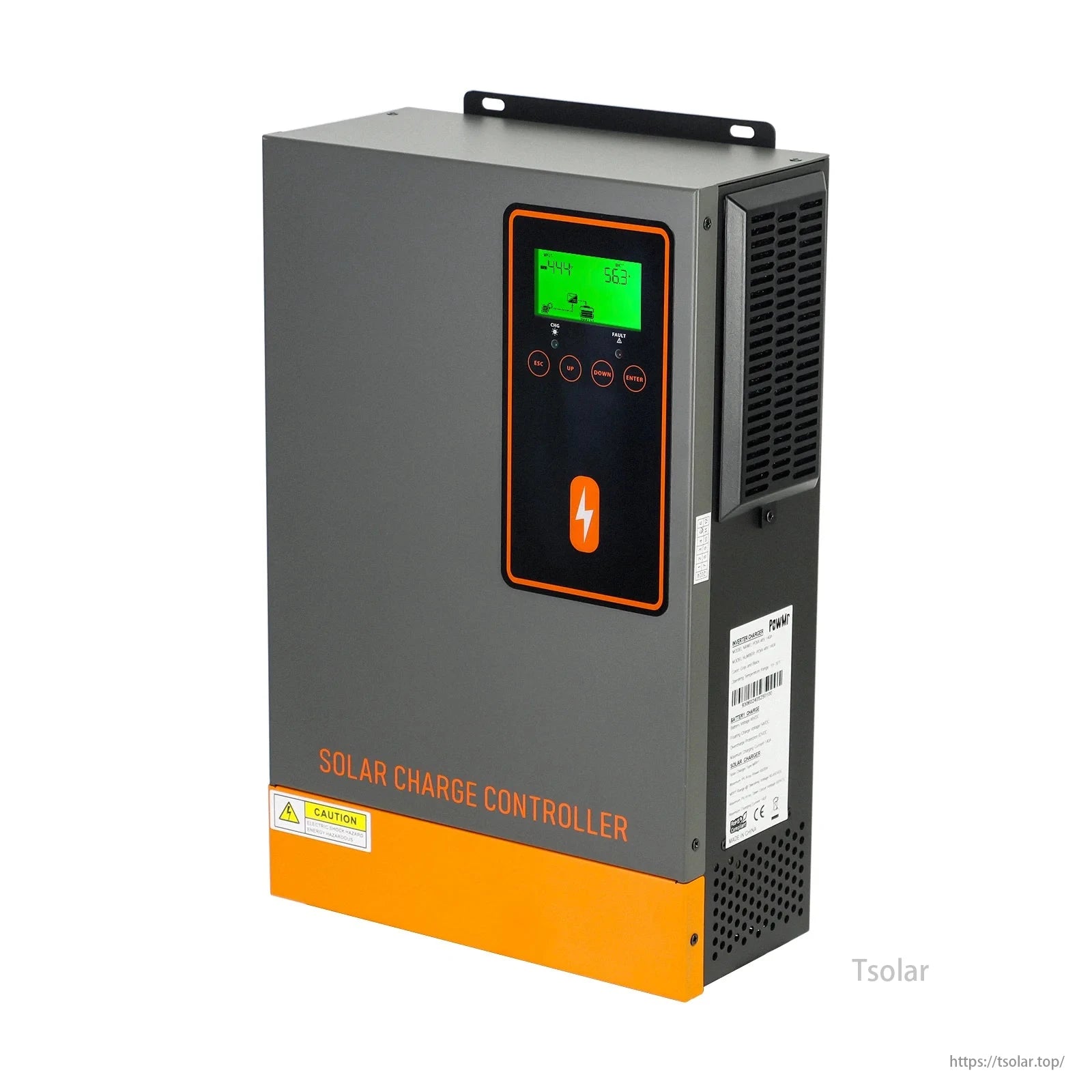 PowMr 140A 48V MPPT Solar Charge Controller, PowMr 140A 48V MPPT solar charge controller suits lithium and lead-acid batteries, ensuring efficient charging and battery protection.