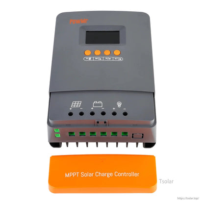 PowMr 60A MPPT Solar Charge Controller for off-grid systems, efficient solar energy management for 12V/24V/36V/48V.