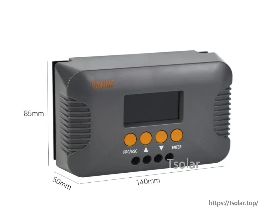 PowMr POW-Boost 10A MPPT Solar Charge Controller with LCD display.