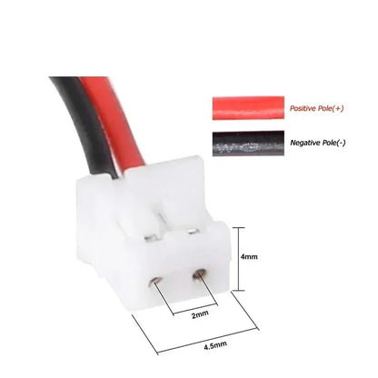 L7ADFJ 3.7V Lipo Battery, 3.7V 3000mAh Li-Polymer battery with PH 2.0 plug, 1S1P configuration, protective board, certified by CE, RoHS, and KC standards.