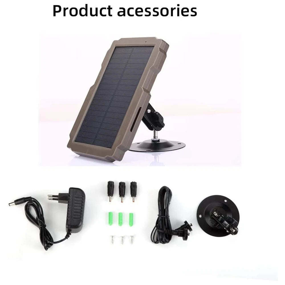 6-12V 3000mAh Solar Panel Kit for Trail Cameras