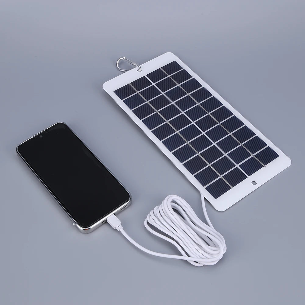 5V 20W Portable Solar Panel, it can withstand various weather conditions, increasing its longevity