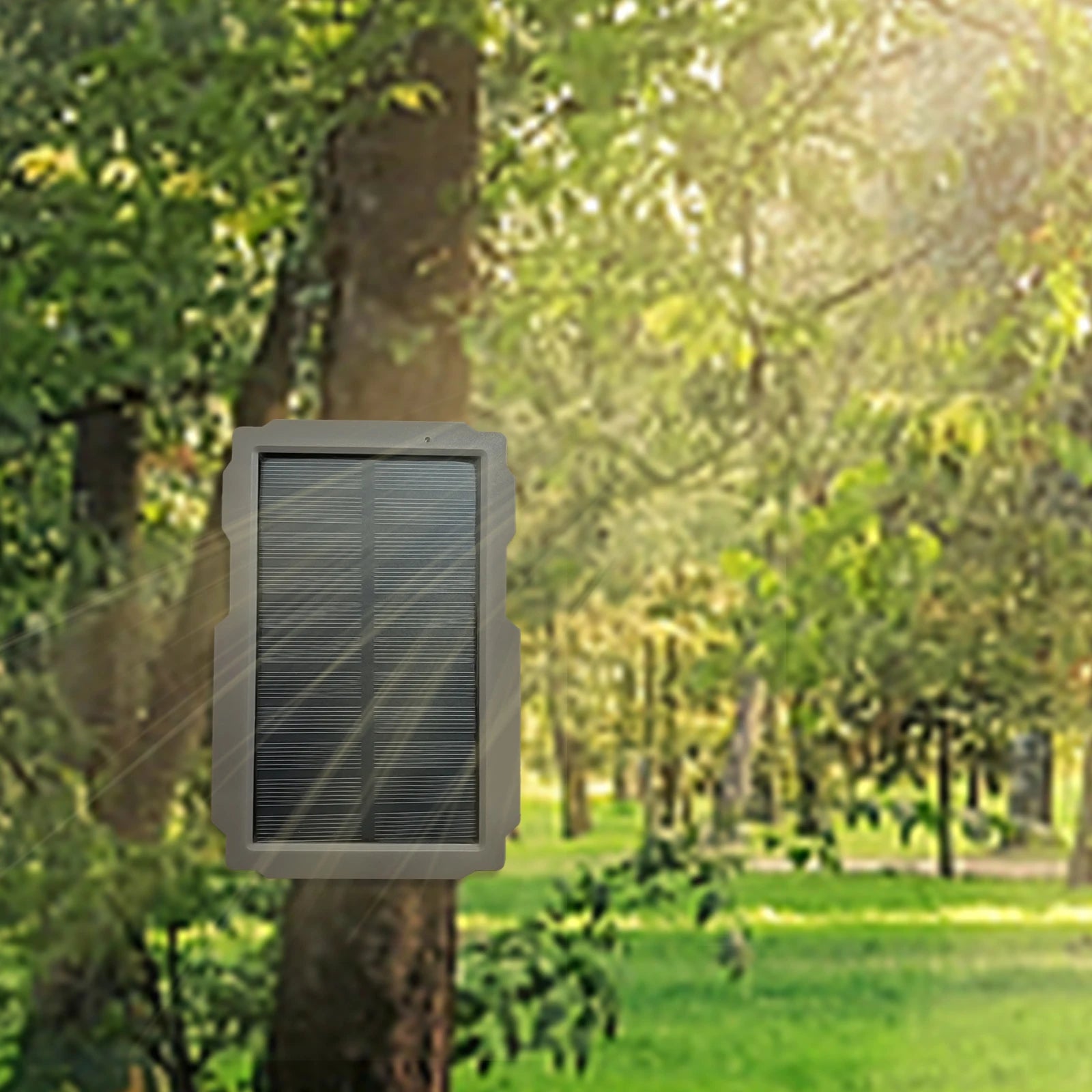 6V-12V 3000mAh Trail Game Camera Solar Panel -  Rechargeable Solar Charger for Hunting Camera