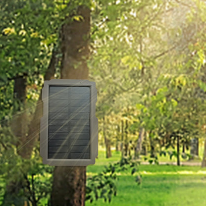 6V-12V 3000mAh Trail Game Camera Solar Panel -  Rechargeable Solar Charger for Hunting Camera