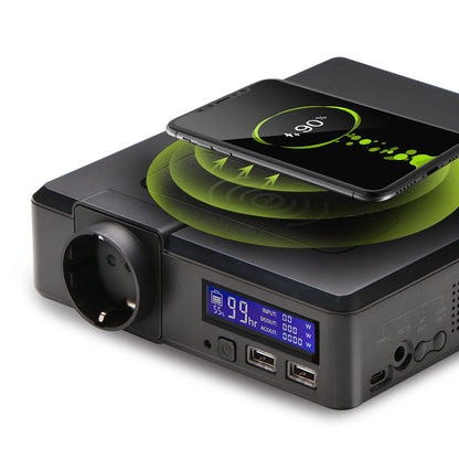 ALLPOWERS 200W Portable Power Station (154Wh/41,600mAh) - Solar Generator with 60W USB-C PD & Qi Wireless Charger