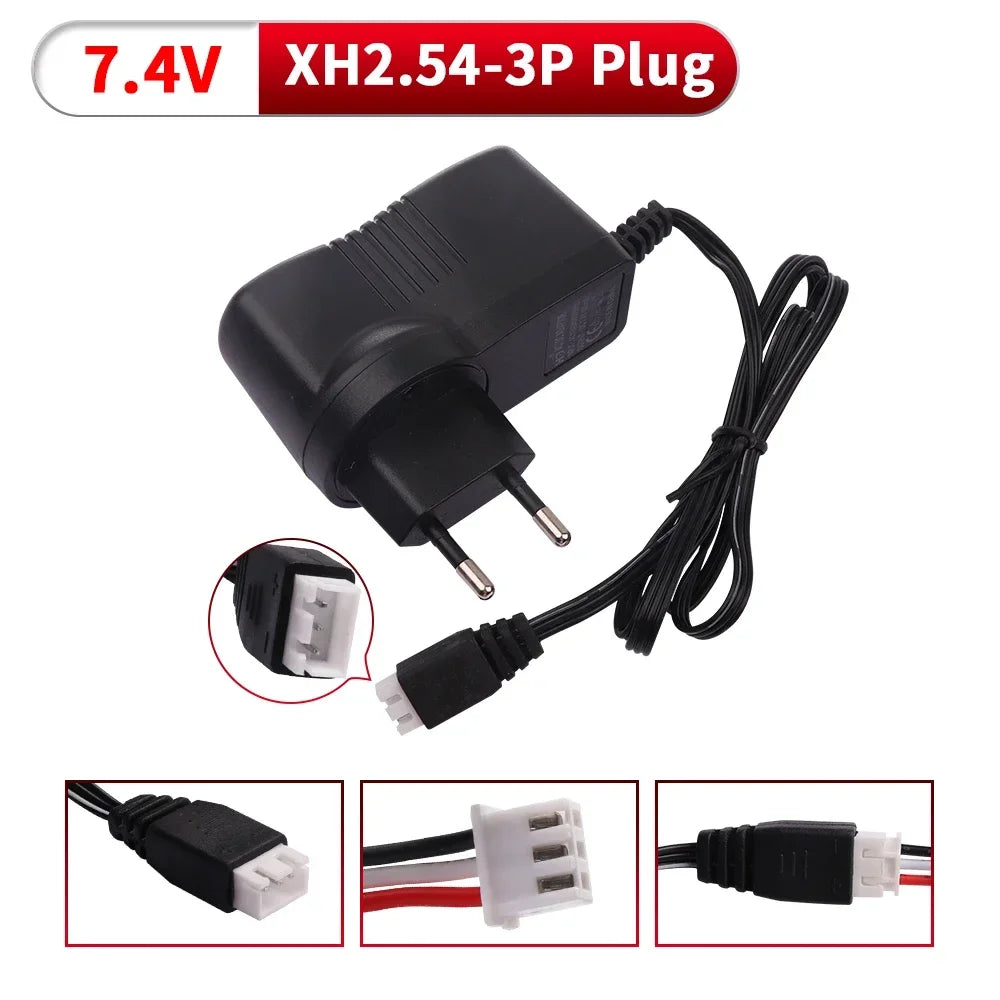 7.4V 1200mAh 25C 703048 Lipo Battery 2S with JST/SM/T/EL-2P/Tamiya Plug for MJXRC X600 RC Drone Replacement