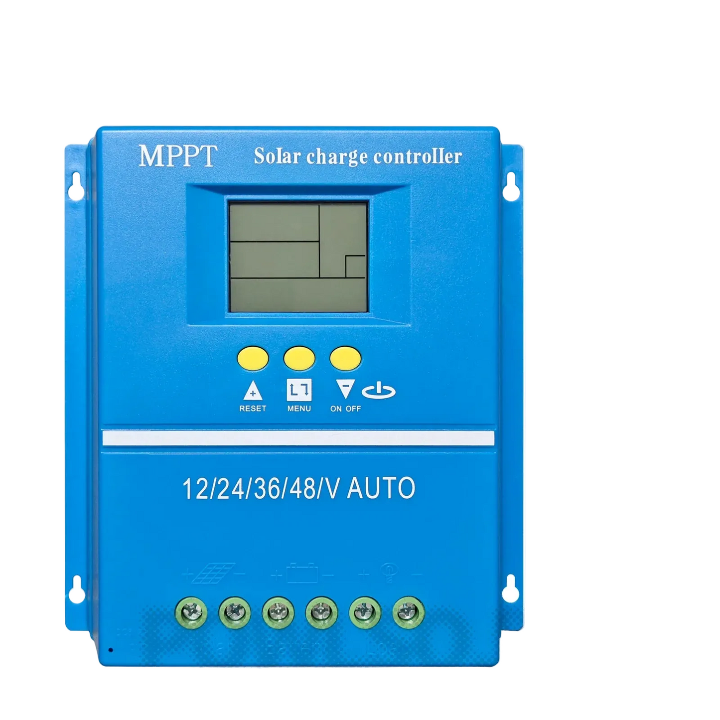 POWLSOJX MPPT Solar Charge Controller 60A/80A/100A Compatible with 12V/24V/36V/48V Batteries Multi-Battery Support  Dual USB