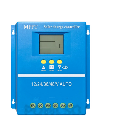POWLSOJX MPPT Solar Charge Controller 60A/80A/100A Compatible with 12V/24V/36V/48V Batteries Multi-Battery Support  Dual USB