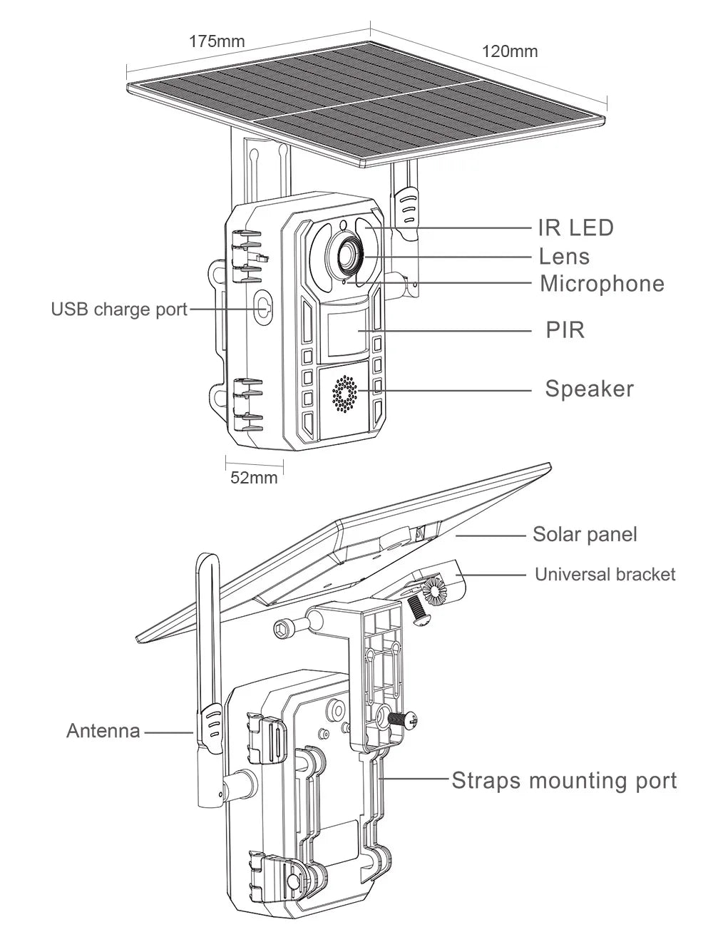 LS VISION 4G Solar Hunting Trail Camera, LS VISION 4G Solar Hunt