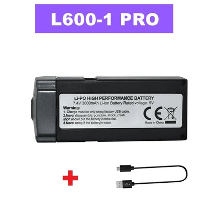 7.4V 3000mAh Li-ion battery, rated 5V, includes USB cable. Charge only with factory cable. Avoid damage. CE certified. Made in China.