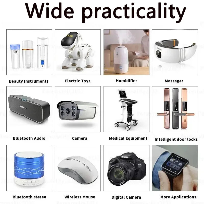 Versatile 3.7V 500mAh LiPo Battery for Multiple Devices