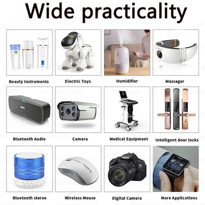 Versatile 3.7V 500mAh LiPo Battery for Multiple Devices