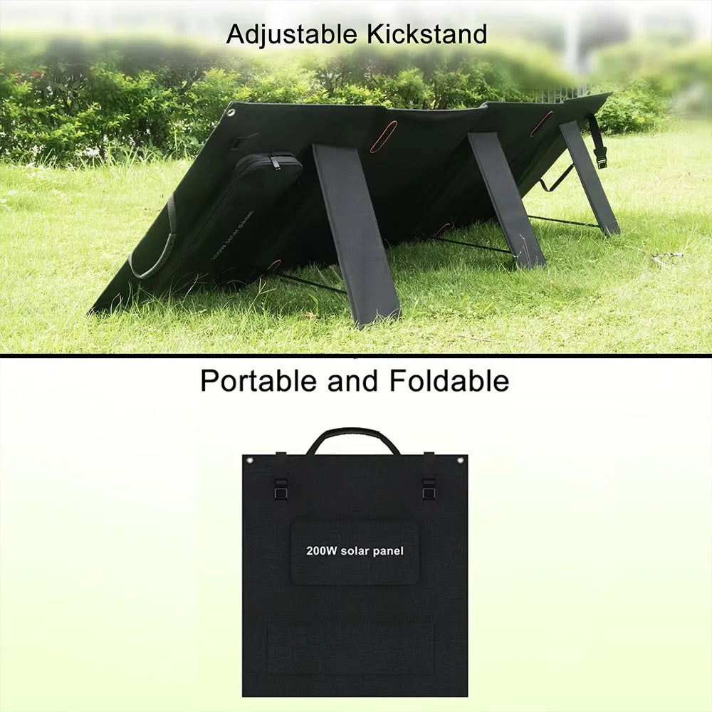 SOLARPLAY S400 400W Foldable Solar Panel High-Efficiency Solar Module Solar Charger with Solar Output for RV Off-Grid Boat Home Camp