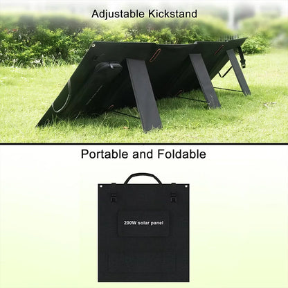 SOLARPLAY S400 400W Foldable Solar Panel High-Efficiency Solar Module Solar Charger with Solar Output for RV Off-Grid Boat Home Camp