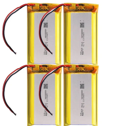 1260110 Lithium Polymer Battery 3.7V 10000mAh Li‑Po Rechargeable Cell for Power Bank, Laptop, LED & Camping DIY