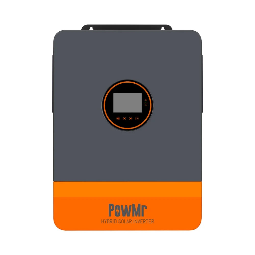 PowMr POW-SunSmart 6.5KP 48V 6.5kW split-phase solar inverter, front view with LCD control panel