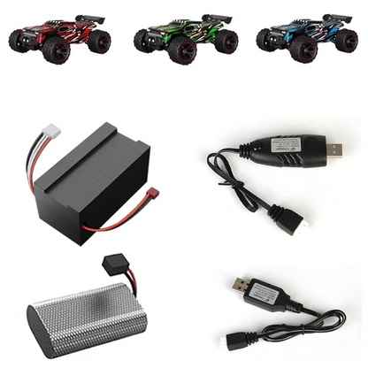 GANGBIBAO Lipo Battery 2S 7.4V 1600mAh & 3S 11.1V 2000mAh for 9522 High-Speed RC Car, 9522PRO Lithium Backup