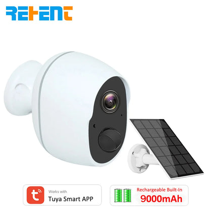 REHENT 3MP Solar Camera, 3Ekenz Works with Rechargeable Built-In Tuya Smart APP 9