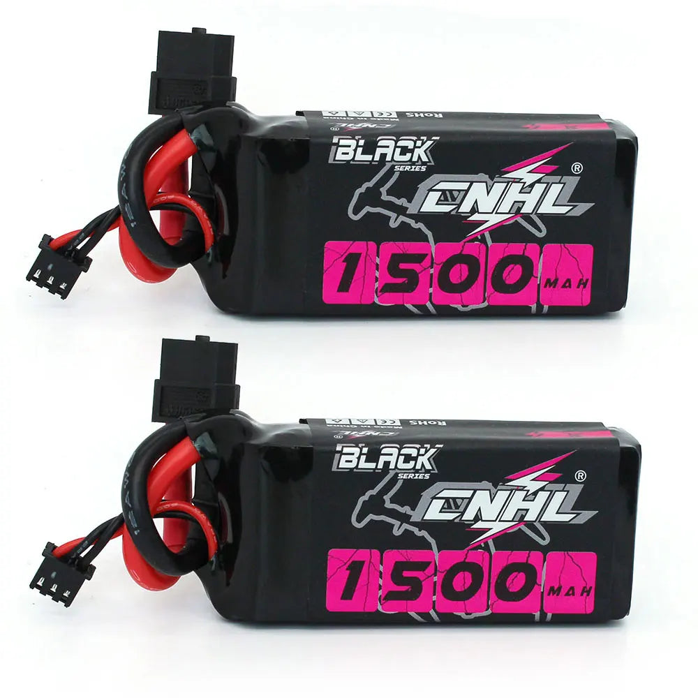 2pcs CNHL 2S Lipo Battery 7.4V 1100/1300/1500mAh 100C with XT60 or T/Dean Plug for RC FPV Drone Airplane Quadcopter