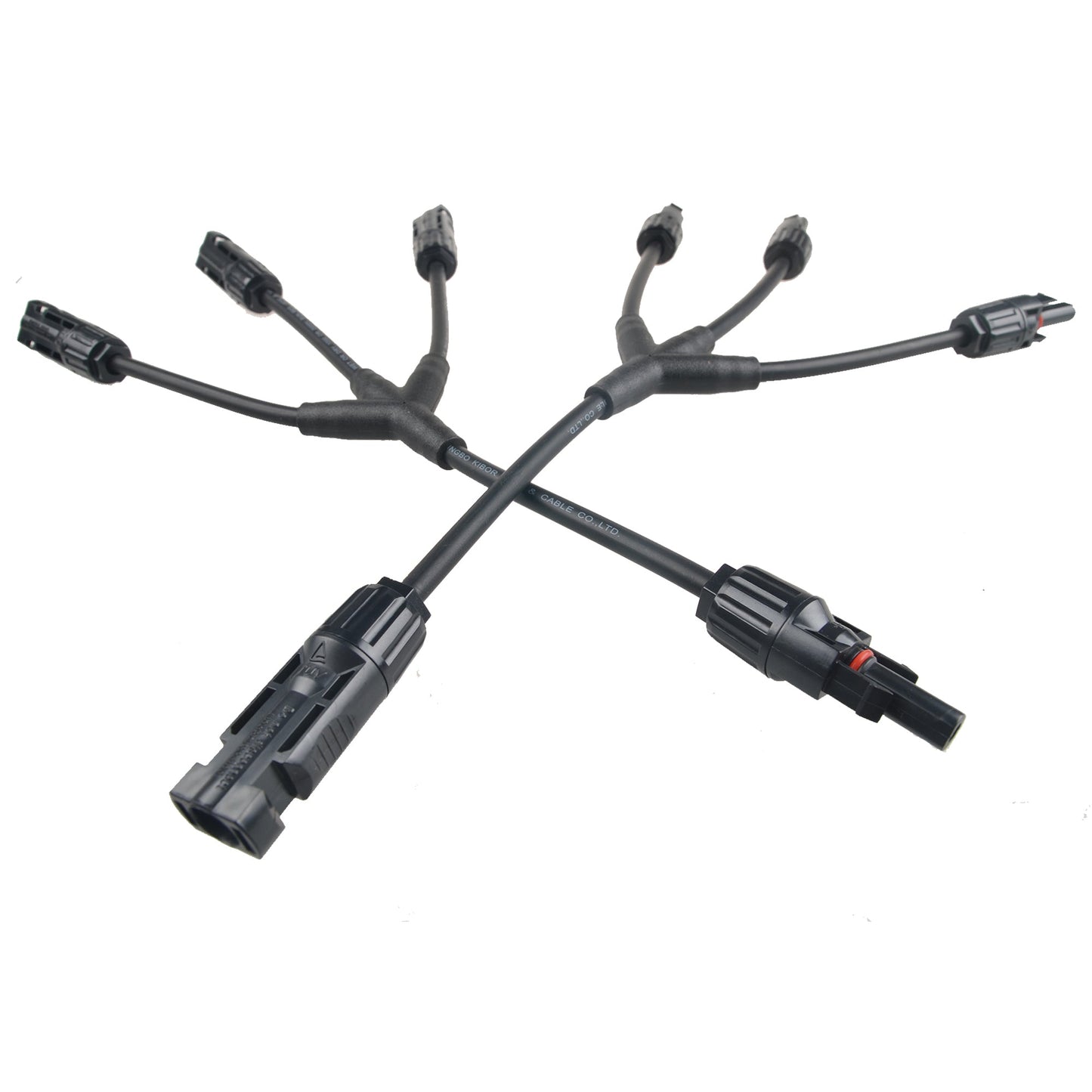 2PCS SolarEpic SA4 Solar Panel Adaptor Cable Y Branch Connector 3 in1 MC4 Solar Cable Connector