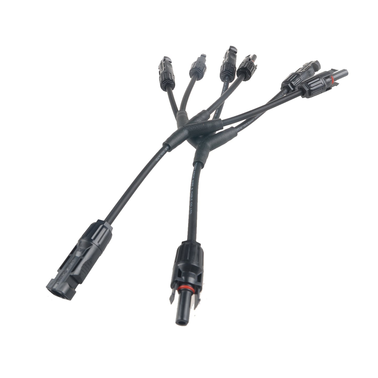 2PCS SolarEpic SA4 Solar Panel Adaptor Cable Y Branch Connector 3 in1 MC4 Solar Cable Connector