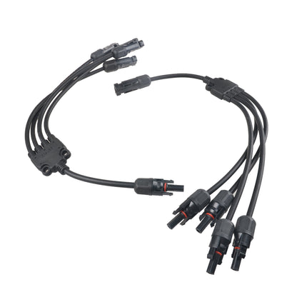 SoloEpic SA5 Solar Panel Adaptor Cable, SoloEpic SA5 solar panel adapter cable with multiple MC4-style connectors and splitter leads