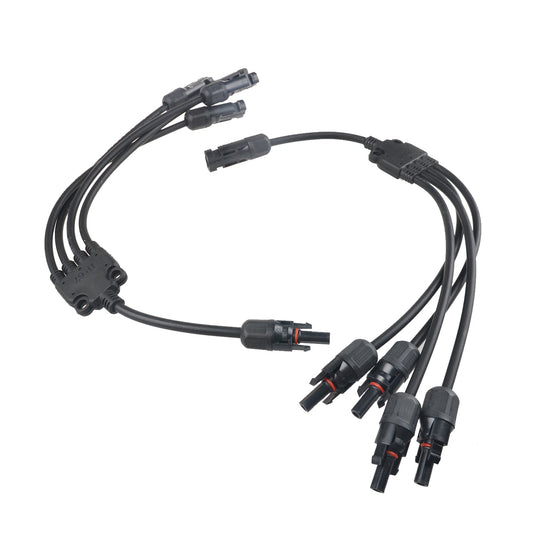SoloEpic SA5 Solar Panel Adaptor Cable, SoloEpic SA5 solar panel adapter cable with multiple MC4-style connectors and splitter leads