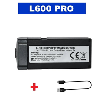 7.4V 3000mAh Li-Po battery, 5V output. Use only factory USB cable. Avoid damage, fire, or water. Do not disassemble. CE certified. Made in China.