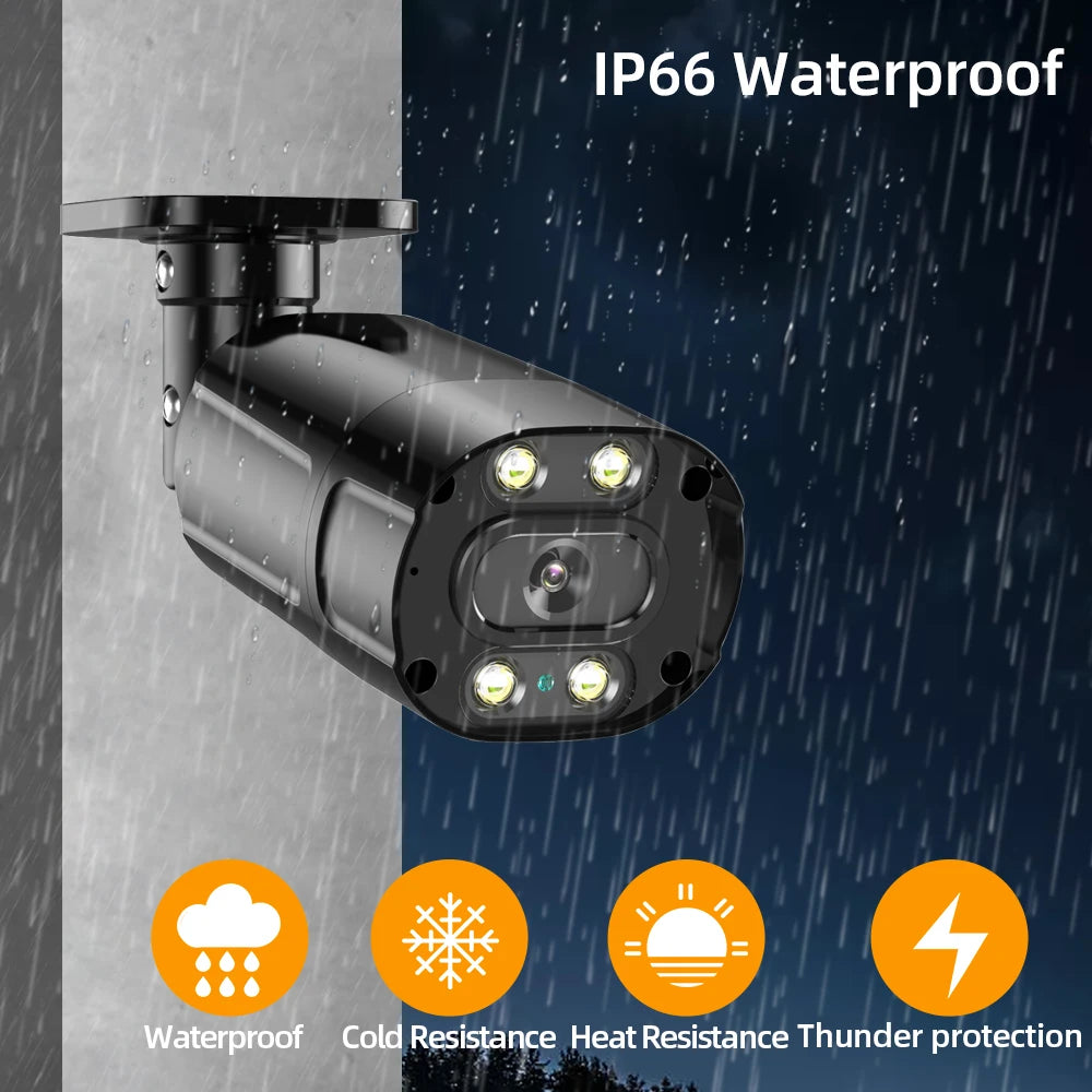 Devoccvo 32CH 5MP CCTV Camera , Rugged outdoor device with waterproof and shock-resistant design.