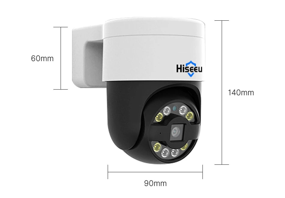 Hiseeu 2K 4MP Camera, Hiseeu 4MP PT Camera Specifications