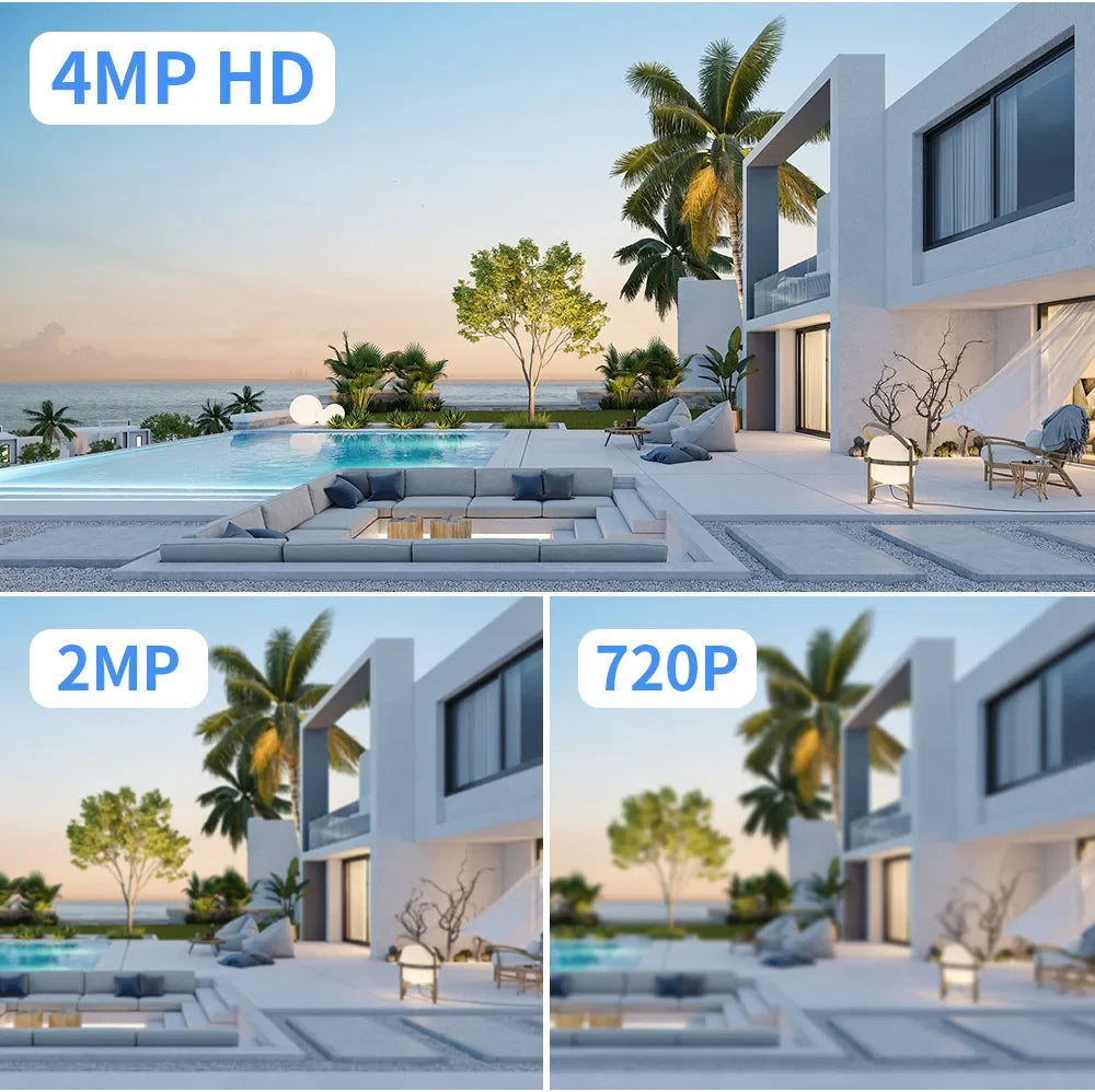 LS VISION 4MP Solar Camera, Zoom in/out by pressing and holding for seconds.