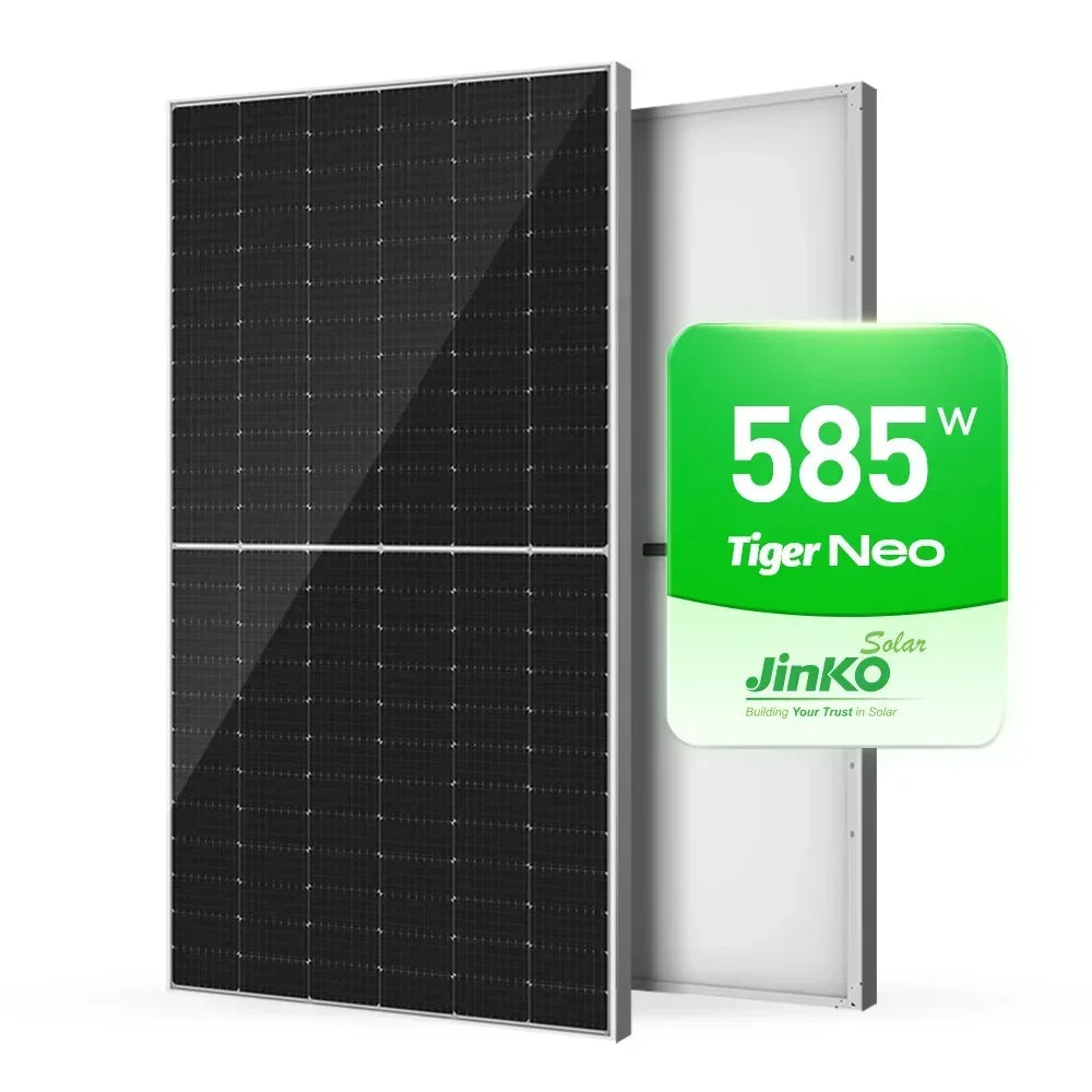 Jinko Tiger Neo 580W Solar Panel - Building Your Trust in Quality and Performance.